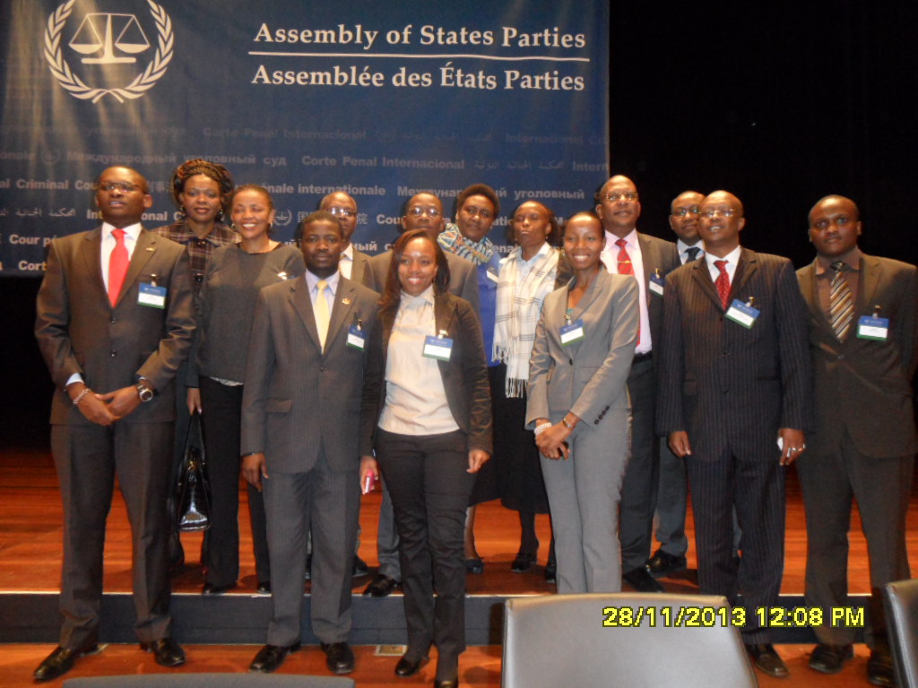 www.africanpress.me/ Some of the members of the Kenya Delegation during the Twelfth Session of the Assembly of States Parties held in the Hague from the 20th to 28th of November 2013